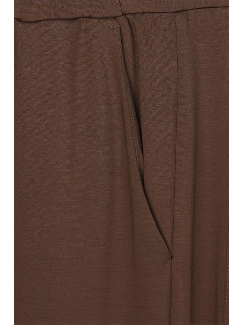Pantalone wide leg WSDMODICO in misto lyocell Marrone WEEKEND MAX MARA | 2615781012600002
